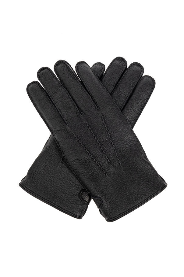 Brioni Leather gloves Men's Accessories Vitkac